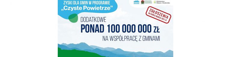 Dodatkowe środki w programie Czyste Powietrze – dłuższy termin dla gmin