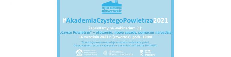 Od 16 września druga edycja Akademii Czystego Powietrza